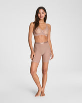 SPANXsupersmoothâ„¢ SheerSense Mid-Thigh Short | Cafe Au Lait